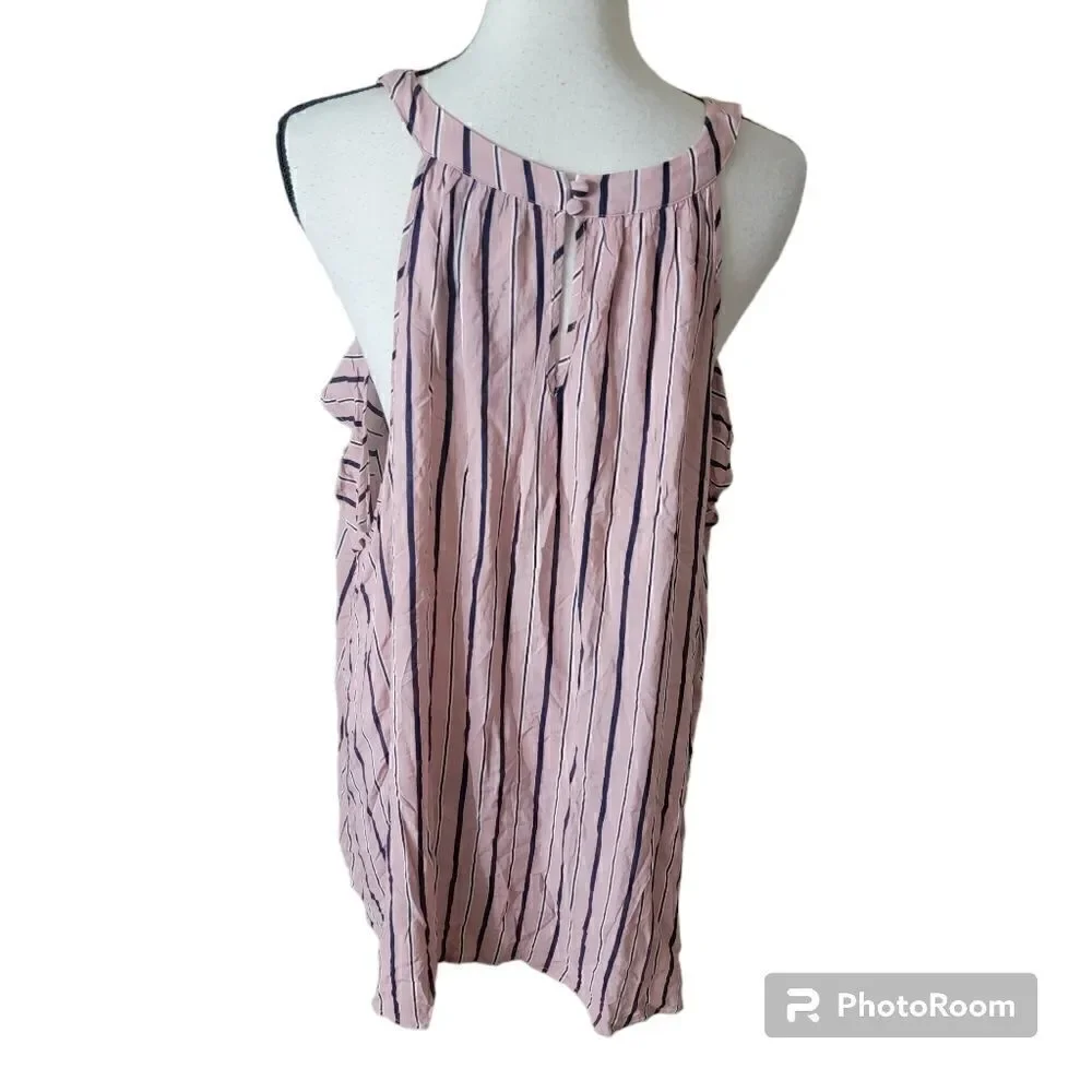 Torrid Layered Tank Top with Halter Neck. Size 5. - Picture 2 of 8